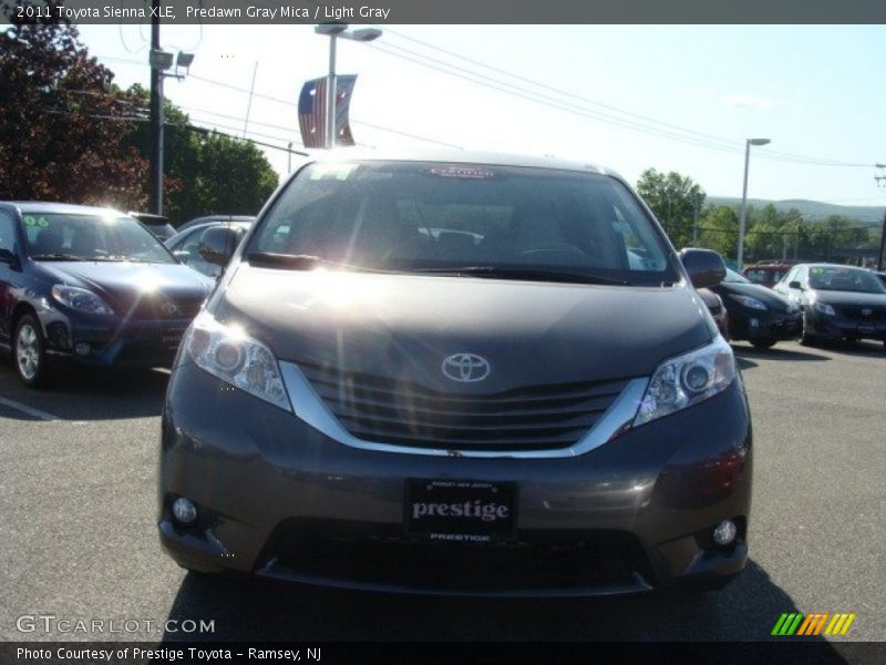 Predawn Gray Mica / Light Gray 2011 Toyota Sienna XLE