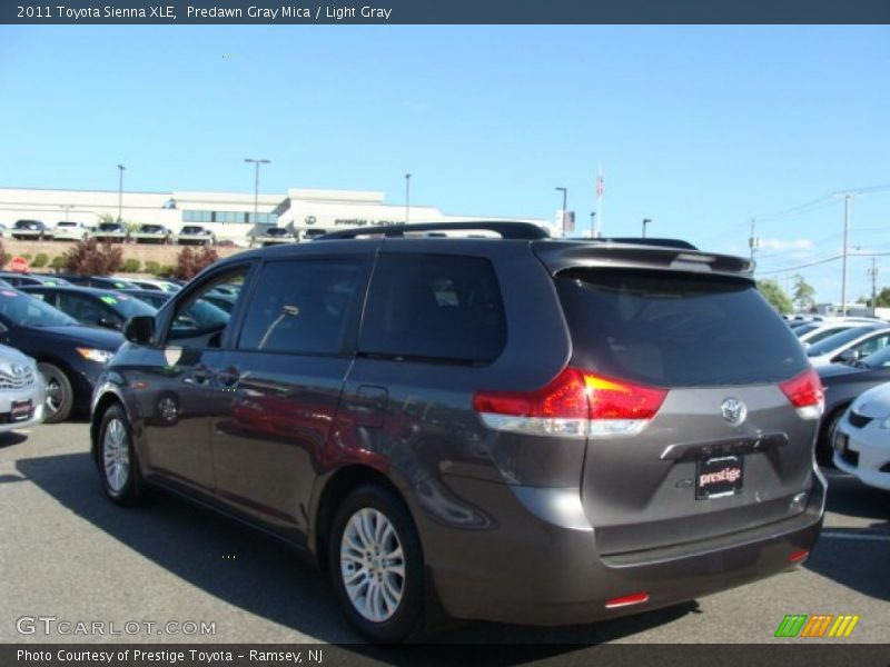 Predawn Gray Mica / Light Gray 2011 Toyota Sienna XLE