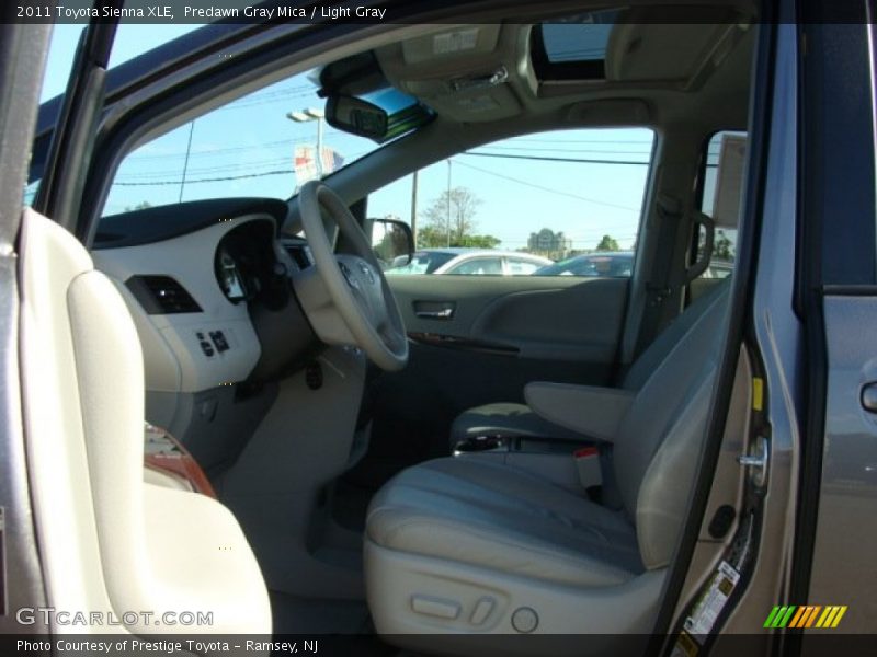 Predawn Gray Mica / Light Gray 2011 Toyota Sienna XLE