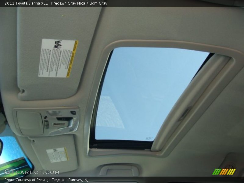 Predawn Gray Mica / Light Gray 2011 Toyota Sienna XLE