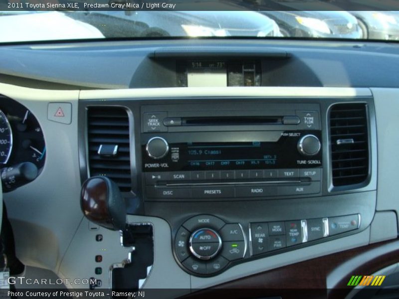 Predawn Gray Mica / Light Gray 2011 Toyota Sienna XLE