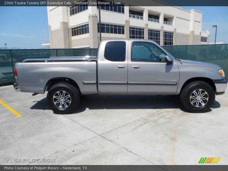 Thunder Gray Metallic / Oak 2000 Toyota Tundra SR5 Extended Cab