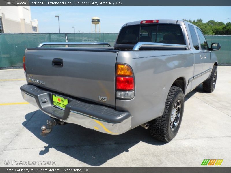 Thunder Gray Metallic / Oak 2000 Toyota Tundra SR5 Extended Cab