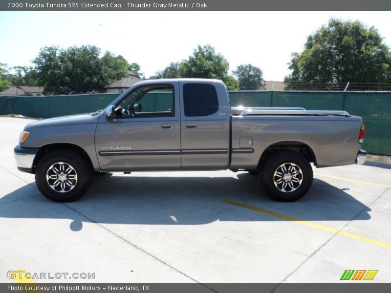 Thunder Gray Metallic / Oak 2000 Toyota Tundra SR5 Extended Cab