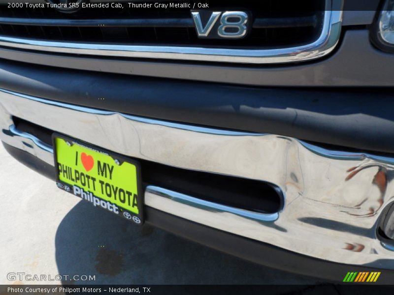 Thunder Gray Metallic / Oak 2000 Toyota Tundra SR5 Extended Cab