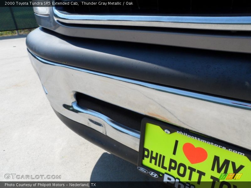 Thunder Gray Metallic / Oak 2000 Toyota Tundra SR5 Extended Cab