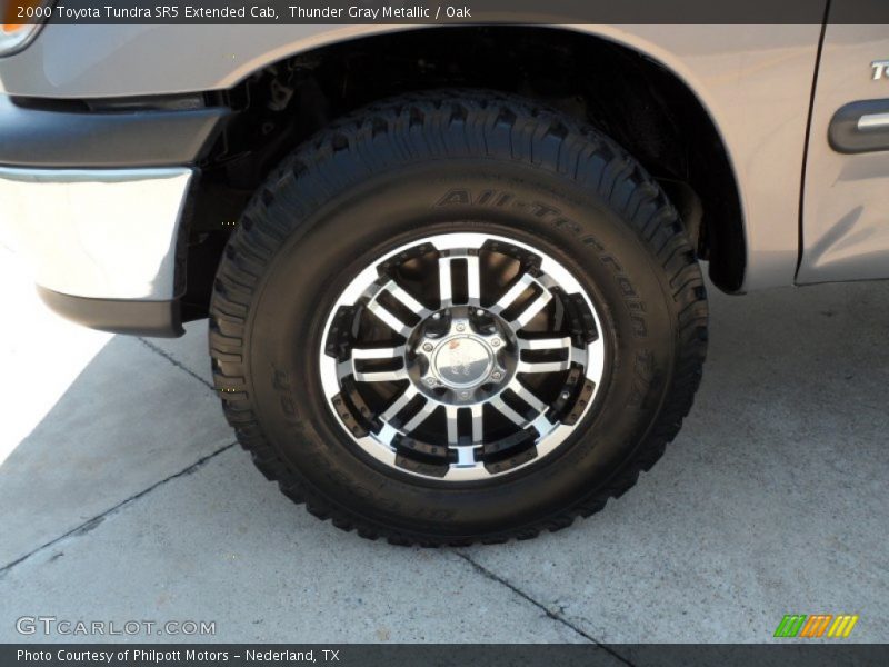 Thunder Gray Metallic / Oak 2000 Toyota Tundra SR5 Extended Cab