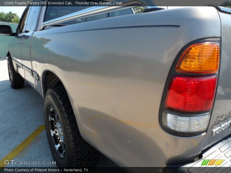 Thunder Gray Metallic / Oak 2000 Toyota Tundra SR5 Extended Cab