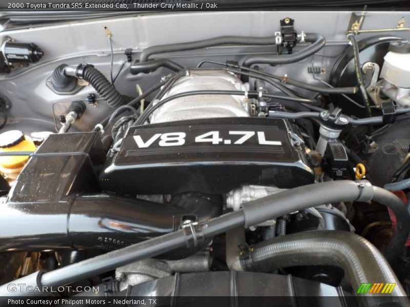 Thunder Gray Metallic / Oak 2000 Toyota Tundra SR5 Extended Cab