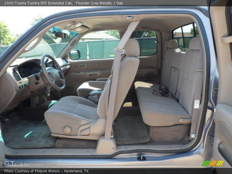 Thunder Gray Metallic / Oak 2000 Toyota Tundra SR5 Extended Cab
