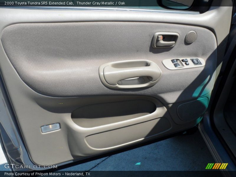 Thunder Gray Metallic / Oak 2000 Toyota Tundra SR5 Extended Cab