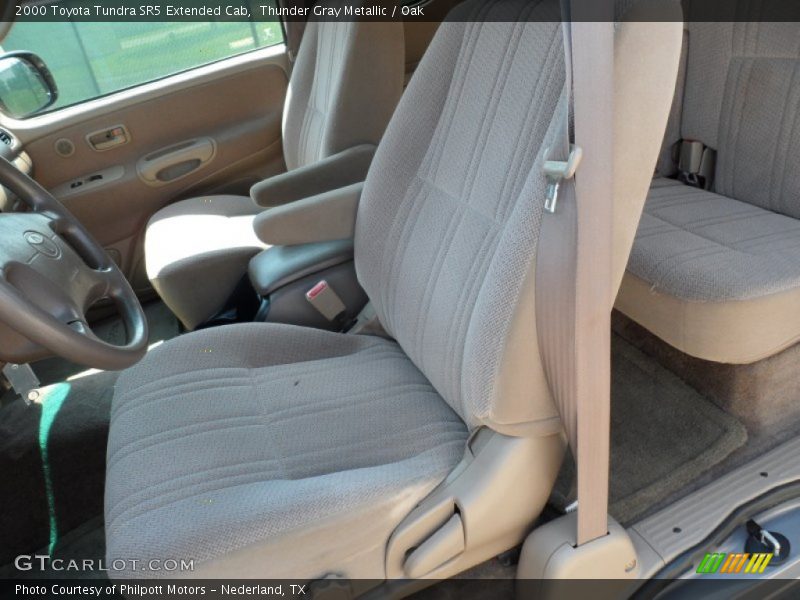 Thunder Gray Metallic / Oak 2000 Toyota Tundra SR5 Extended Cab