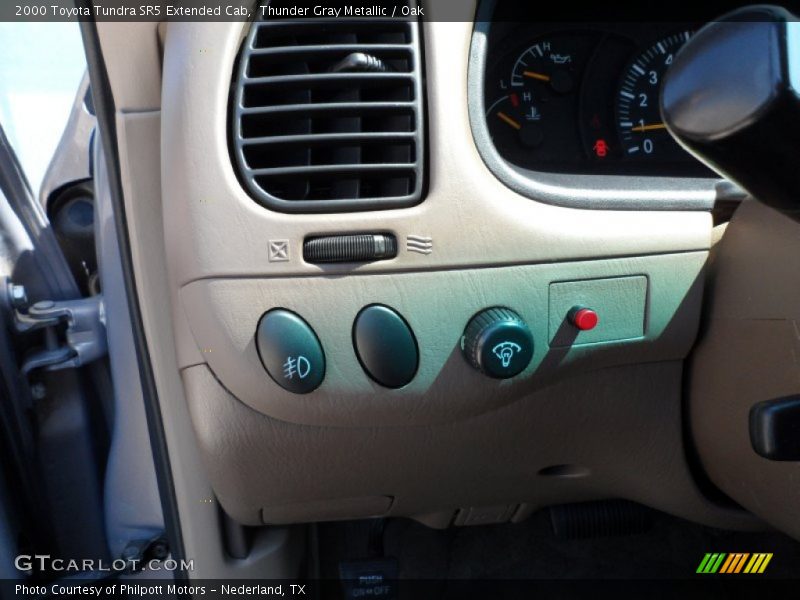 Thunder Gray Metallic / Oak 2000 Toyota Tundra SR5 Extended Cab