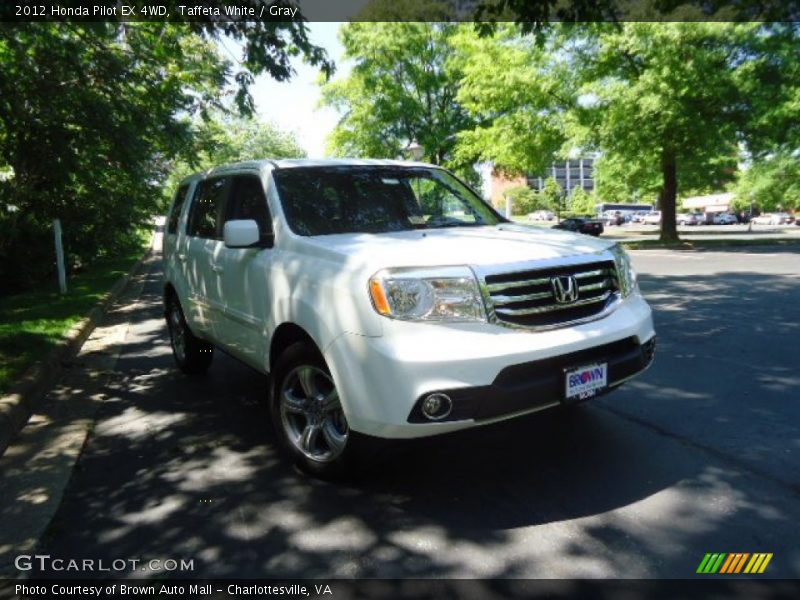 Taffeta White / Gray 2012 Honda Pilot EX 4WD