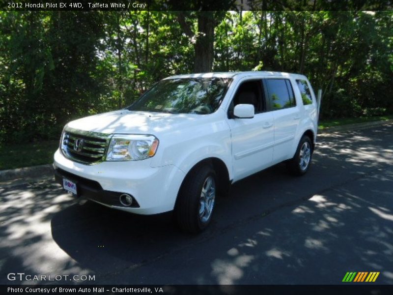 Taffeta White / Gray 2012 Honda Pilot EX 4WD