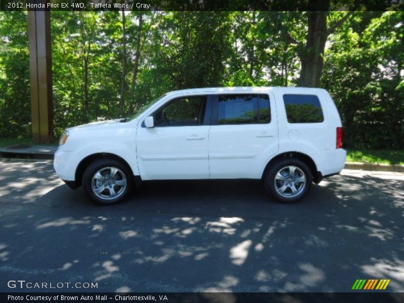 Taffeta White / Gray 2012 Honda Pilot EX 4WD