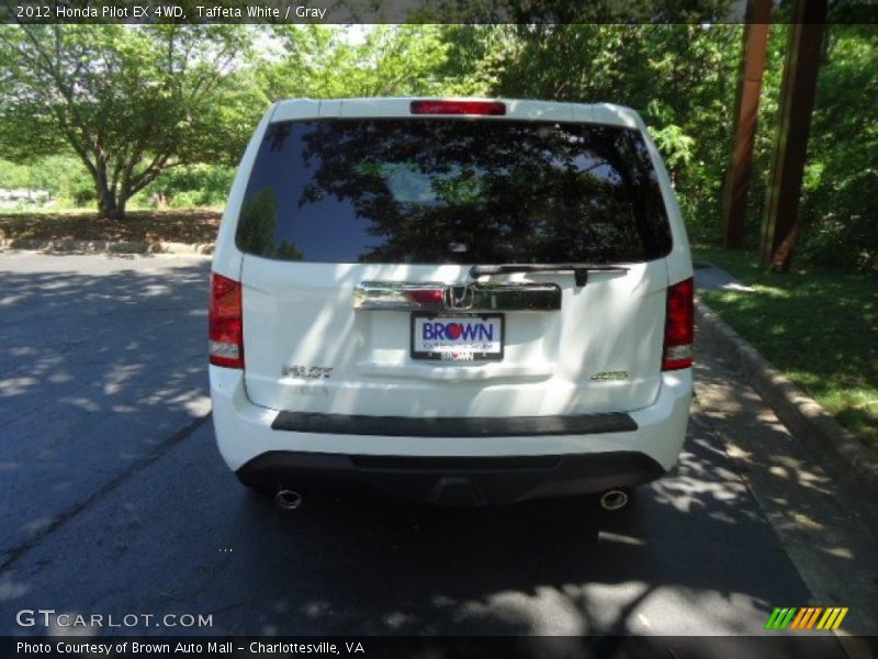 Taffeta White / Gray 2012 Honda Pilot EX 4WD