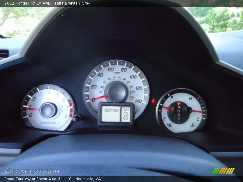Taffeta White / Gray 2012 Honda Pilot EX 4WD