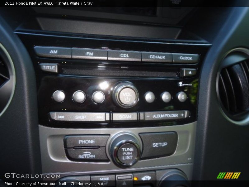 Taffeta White / Gray 2012 Honda Pilot EX 4WD