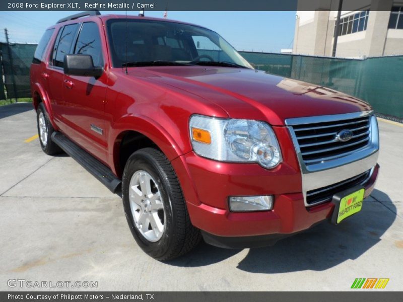 Redfire Metallic / Camel 2008 Ford Explorer XLT