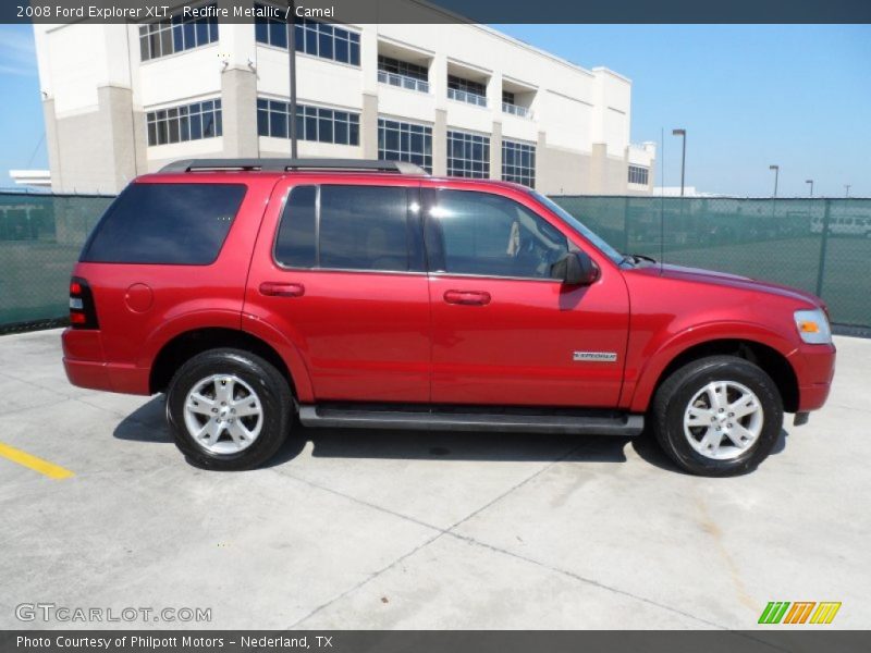 Redfire Metallic / Camel 2008 Ford Explorer XLT