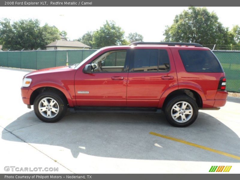 Redfire Metallic / Camel 2008 Ford Explorer XLT