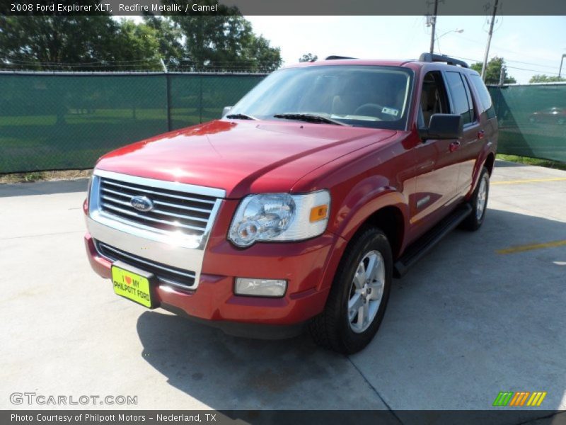 Redfire Metallic / Camel 2008 Ford Explorer XLT