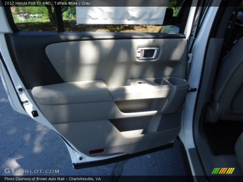 Taffeta White / Gray 2012 Honda Pilot EX 4WD