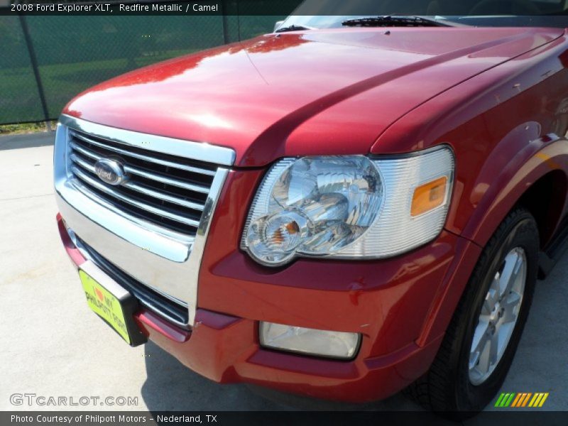 Redfire Metallic / Camel 2008 Ford Explorer XLT