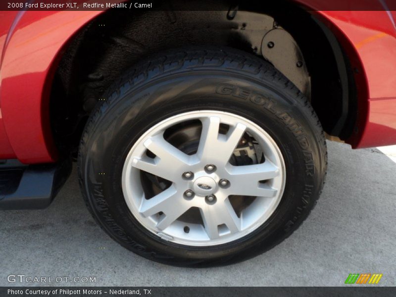 Redfire Metallic / Camel 2008 Ford Explorer XLT