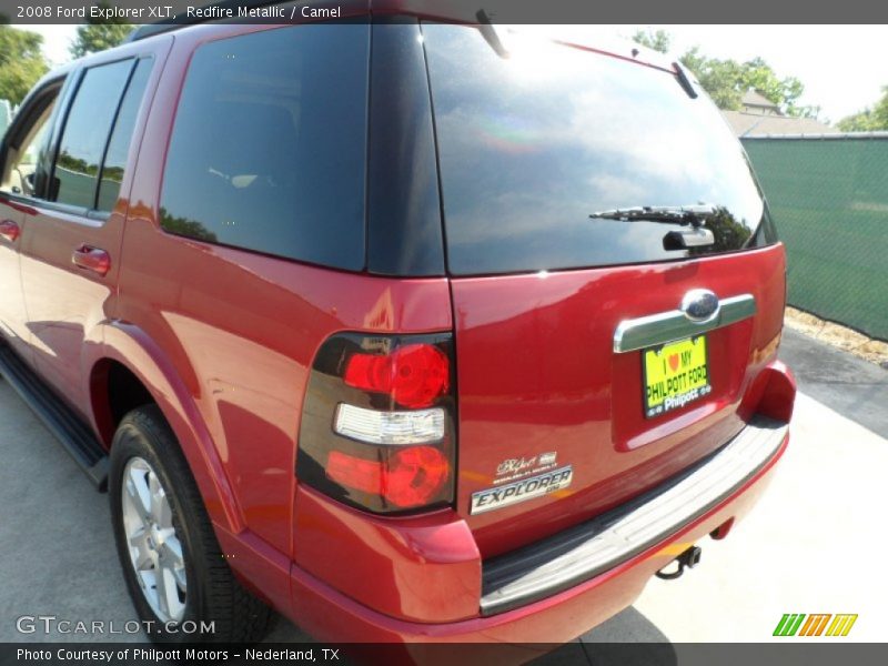 Redfire Metallic / Camel 2008 Ford Explorer XLT