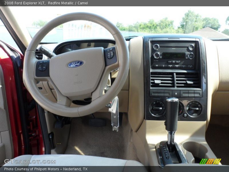 Redfire Metallic / Camel 2008 Ford Explorer XLT