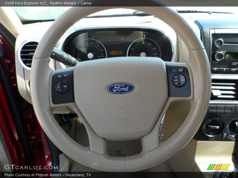 Redfire Metallic / Camel 2008 Ford Explorer XLT