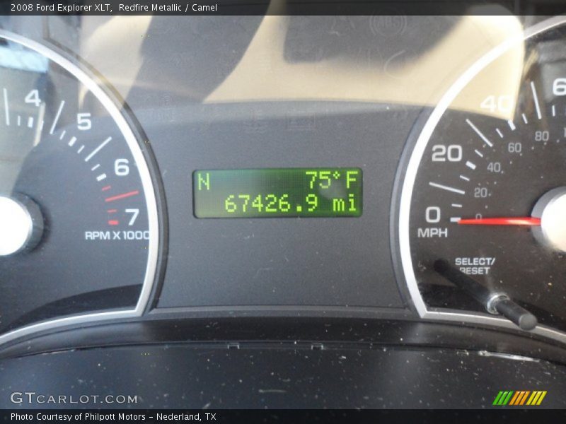 Redfire Metallic / Camel 2008 Ford Explorer XLT