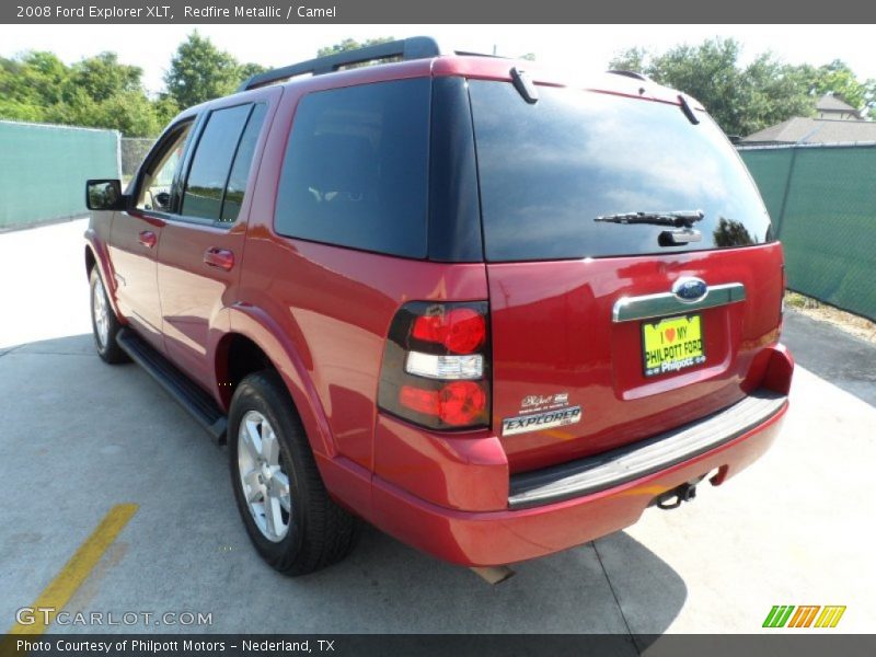 Redfire Metallic / Camel 2008 Ford Explorer XLT