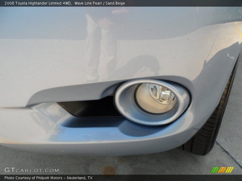 Wave Line Pearl / Sand Beige 2008 Toyota Highlander Limited 4WD