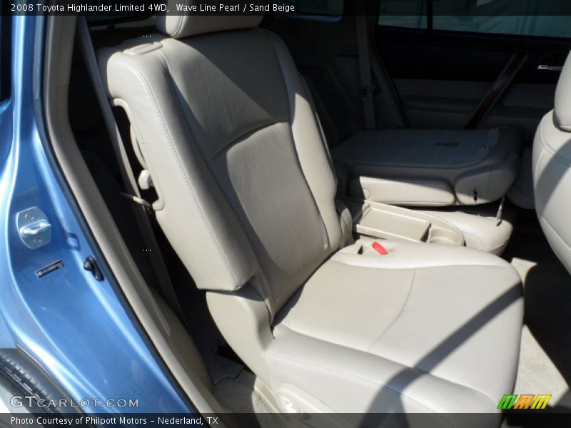Wave Line Pearl / Sand Beige 2008 Toyota Highlander Limited 4WD