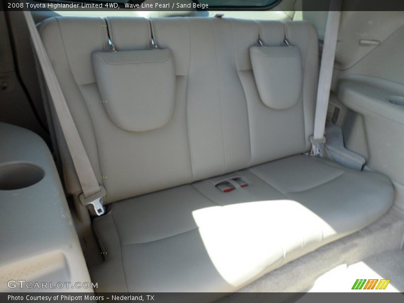 Wave Line Pearl / Sand Beige 2008 Toyota Highlander Limited 4WD
