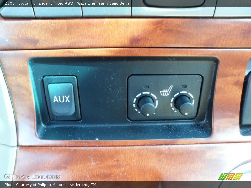 Wave Line Pearl / Sand Beige 2008 Toyota Highlander Limited 4WD