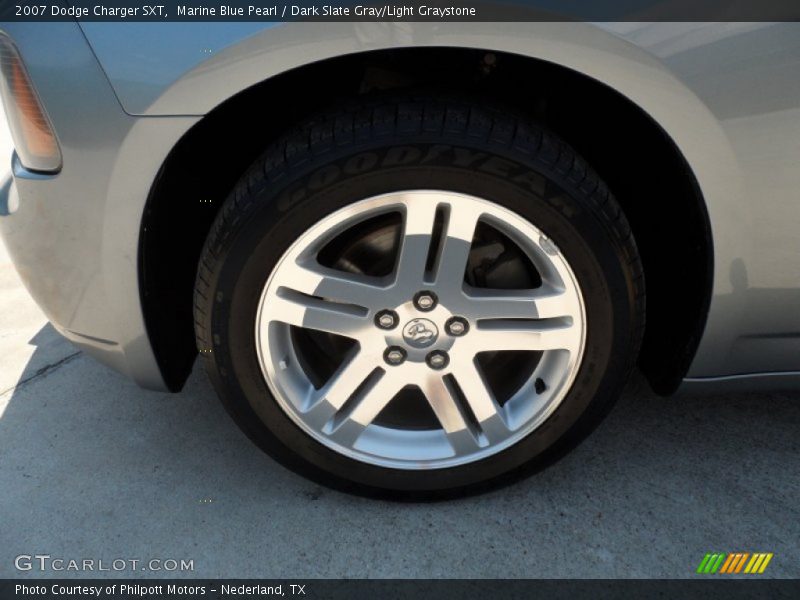 Marine Blue Pearl / Dark Slate Gray/Light Graystone 2007 Dodge Charger SXT