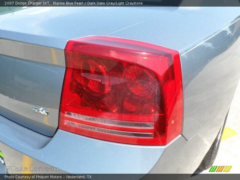 Marine Blue Pearl / Dark Slate Gray/Light Graystone 2007 Dodge Charger SXT