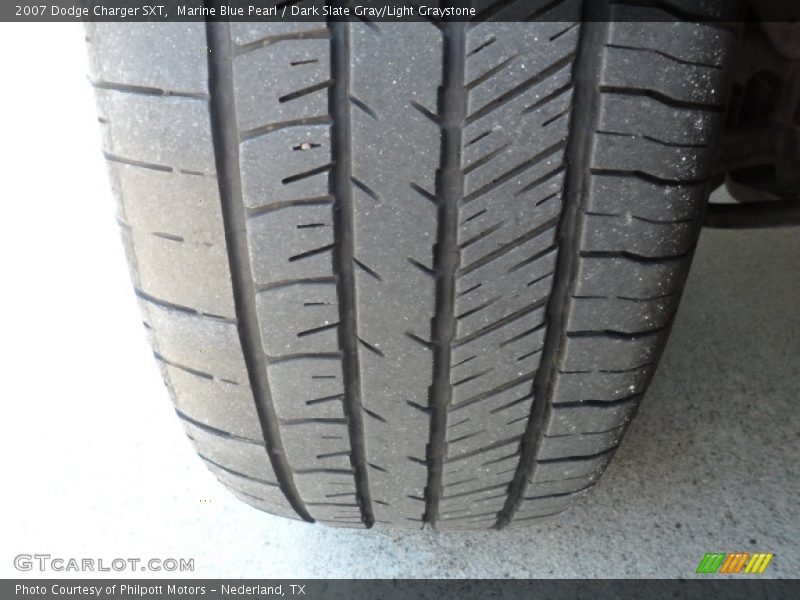 Marine Blue Pearl / Dark Slate Gray/Light Graystone 2007 Dodge Charger SXT