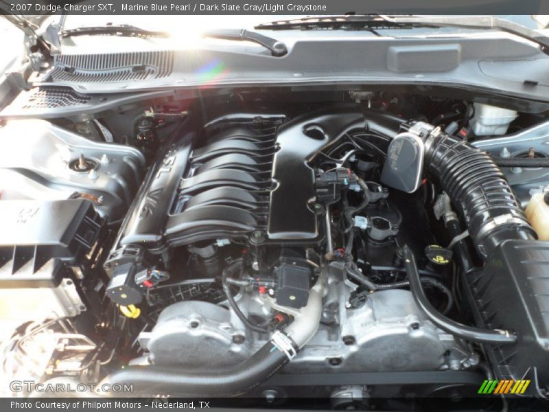 Marine Blue Pearl / Dark Slate Gray/Light Graystone 2007 Dodge Charger SXT