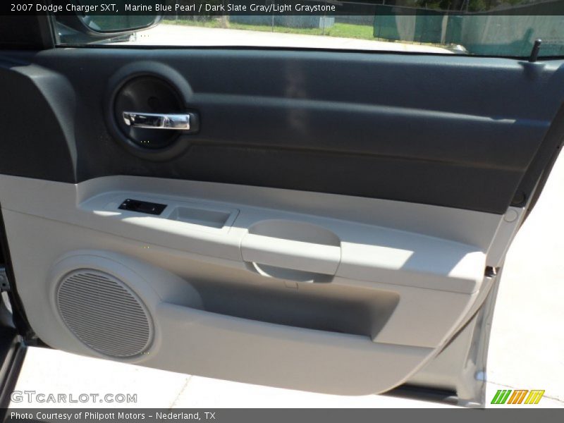Marine Blue Pearl / Dark Slate Gray/Light Graystone 2007 Dodge Charger SXT