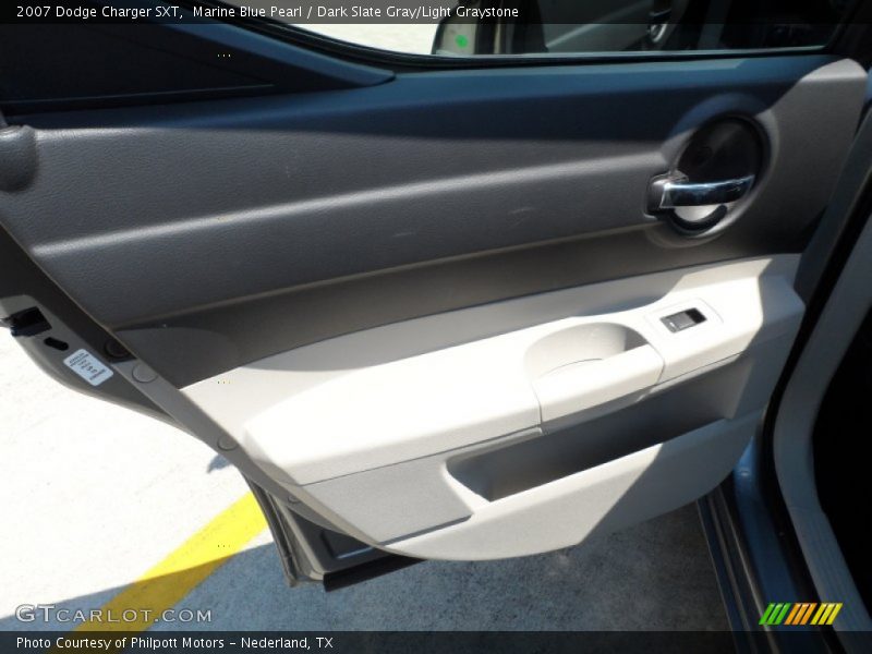 Marine Blue Pearl / Dark Slate Gray/Light Graystone 2007 Dodge Charger SXT
