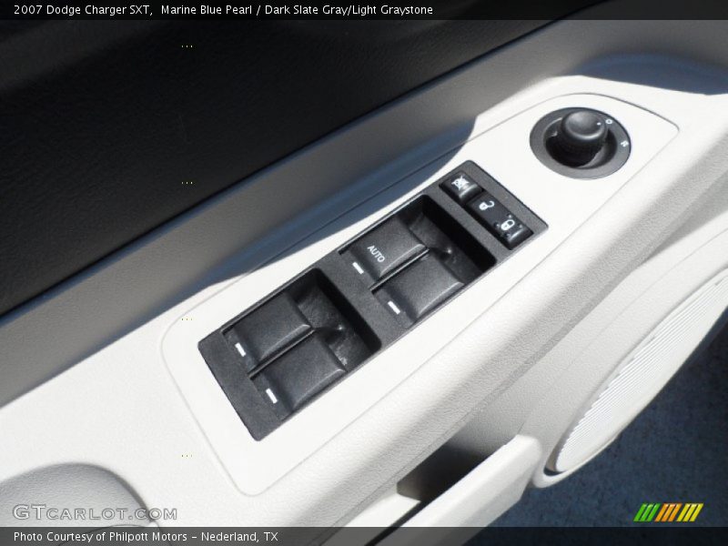 Marine Blue Pearl / Dark Slate Gray/Light Graystone 2007 Dodge Charger SXT