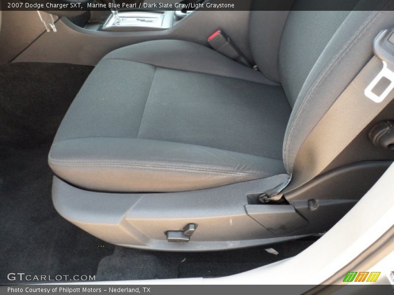 Marine Blue Pearl / Dark Slate Gray/Light Graystone 2007 Dodge Charger SXT