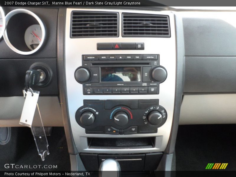 Marine Blue Pearl / Dark Slate Gray/Light Graystone 2007 Dodge Charger SXT