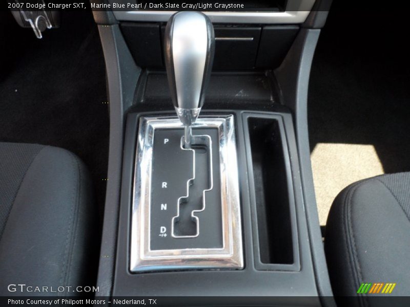 Marine Blue Pearl / Dark Slate Gray/Light Graystone 2007 Dodge Charger SXT