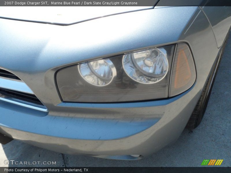Marine Blue Pearl / Dark Slate Gray/Light Graystone 2007 Dodge Charger SXT